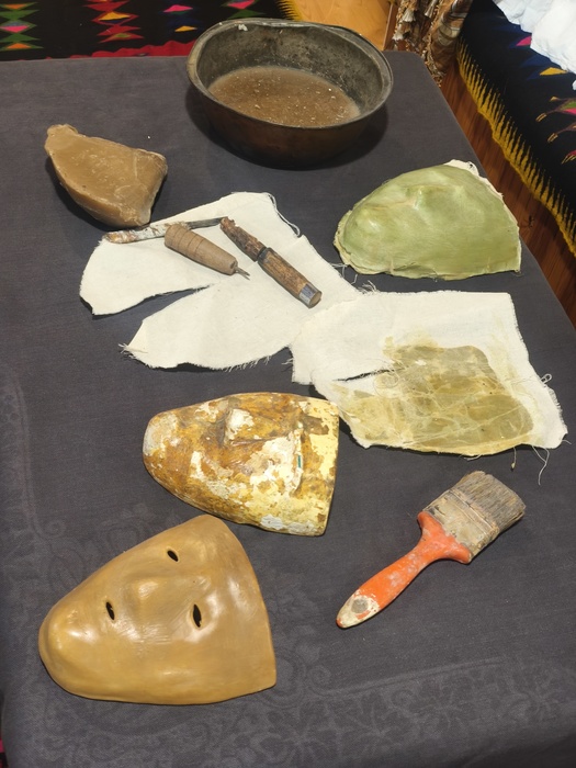 Genitsaros/Boula decorative mask small size Photo 5