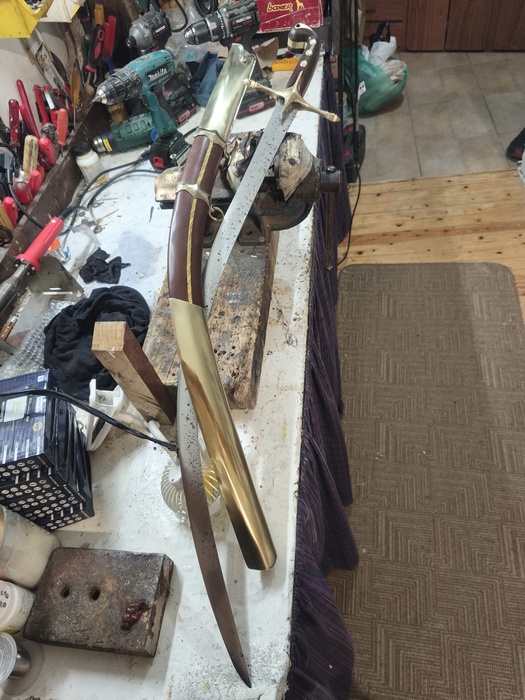 Shamshir Steel Brass (92cm shamshir) Photo 13