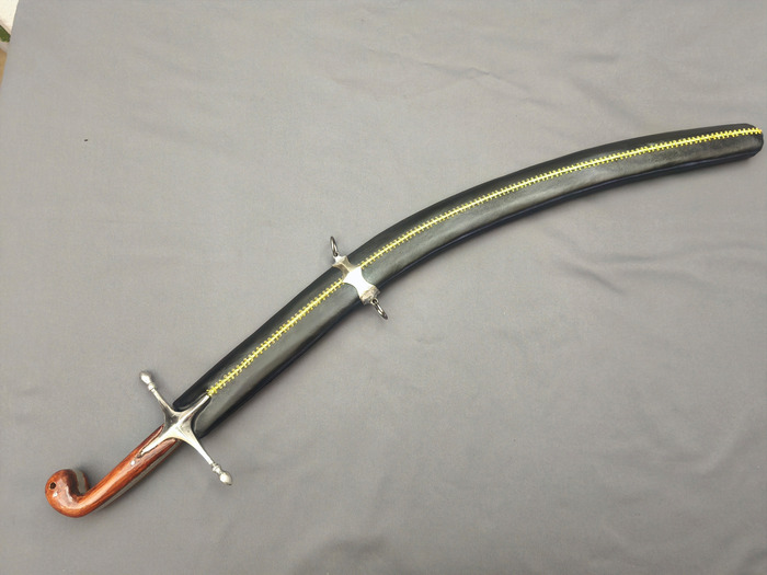 Pala kilic rebels mild steel leather scabbard Photo 4