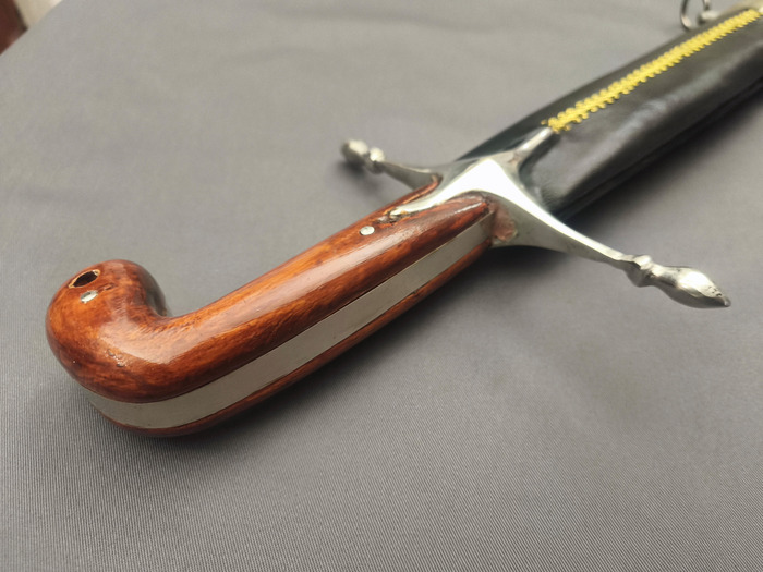 Pala kilic rebels mild steel leather scabbard Photo 7