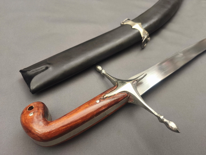Pala kilic rebels mild steel leather scabbard Photo 5