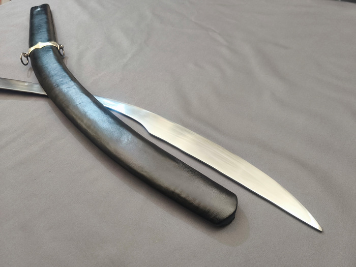 Pala kilic rebels mild steel leather scabbard Photo 10