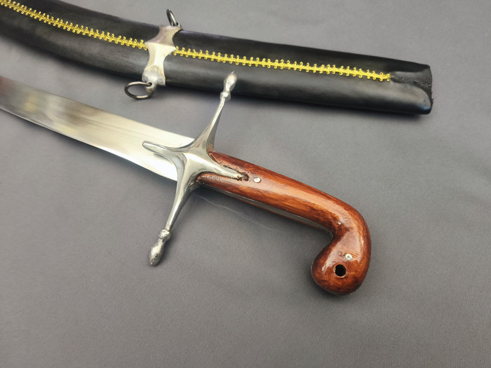 Pala kilic rebels mild steel leather scabbard Photo 9