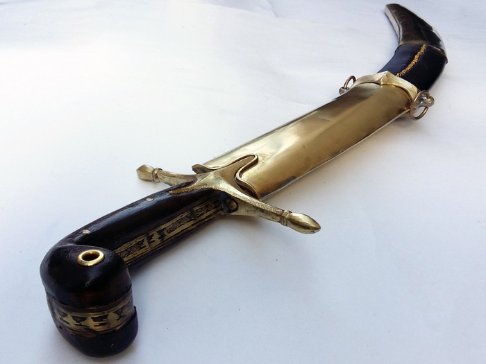 Pala carved brass (kilic 83cm) Photo 4