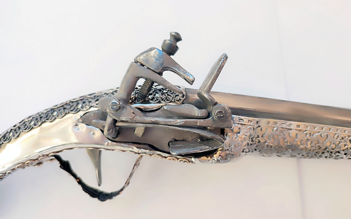 celina ledenica silver pistol miquelet 53cm Photo 4