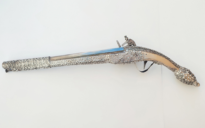 celina ledenica silver pistol miquelet 53cm Photo 5