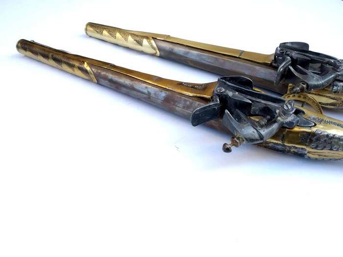 Albanian Rat Tail Pistol 52cm Photo 11