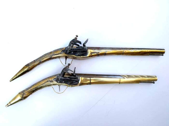 Albanian Rat Tail Pistol 52cm Photo 8