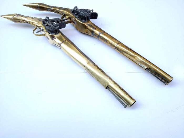 Albanian Rat Tail Pistol 52cm Photo 10