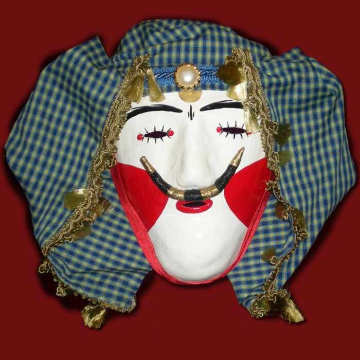 Genitsaros/Boula decorative mask life size Photo 5