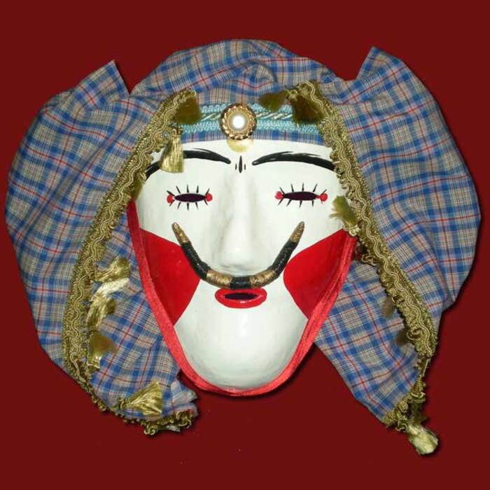 Genitsaros/Boula decorative mask life size Photo 3