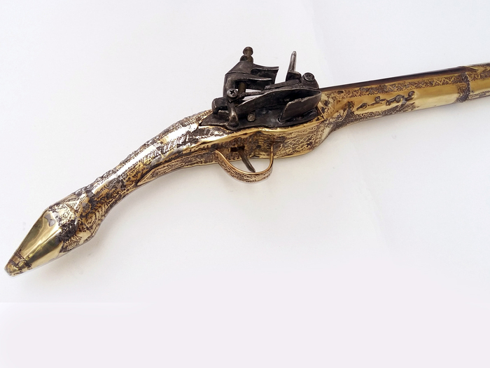 Albanian Rat Tail Pistol 52cm Photo 13