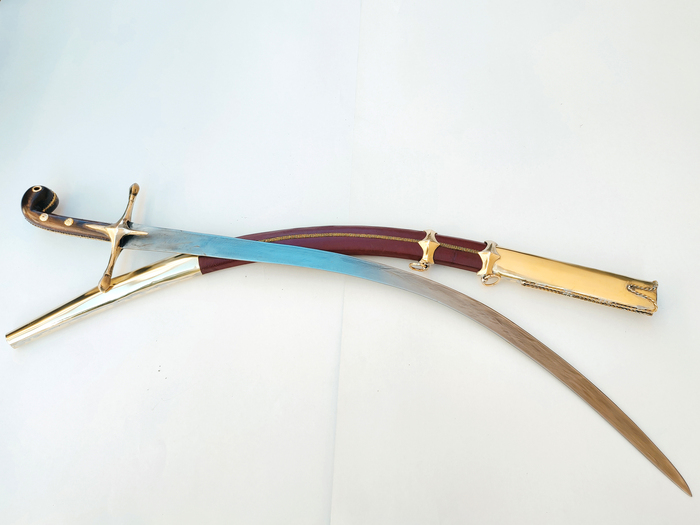 Shamshir Brass Mild Steel 92cm Photo 5