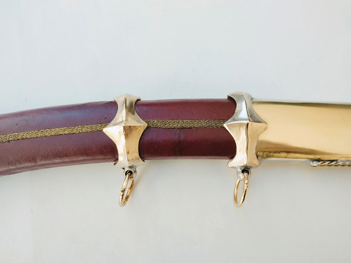 Shamshir Brass Mild Steel 92cm Photo 6