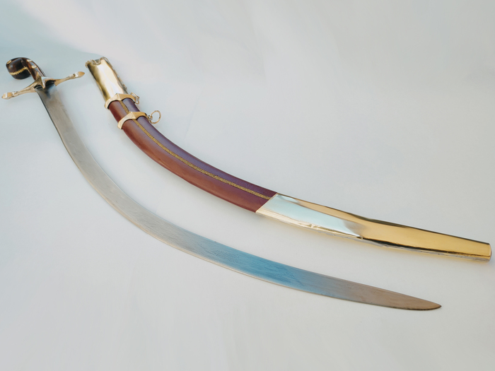 Shamshir Brass Mild Steel 92cm Photo 7