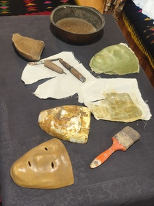 Genitsaros/Boula decorative mask small size Photo 5