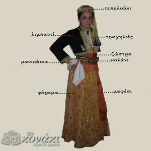 Women's festive costume of Naoussa