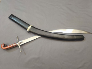 Pala kilic rebels mild steel leather scabbard Photo 3