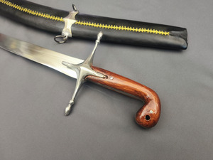Pala kilic rebels mild steel leather scabbard Photo 9