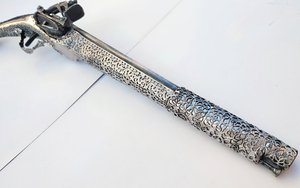 celina ledenica silver pistol miquelet 53cm Photo 7