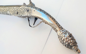 celina ledenica silver pistol miquelet 53cm Photo 8