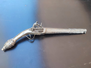 celina ledenica silver pistol miquelet 53cm Photo 9