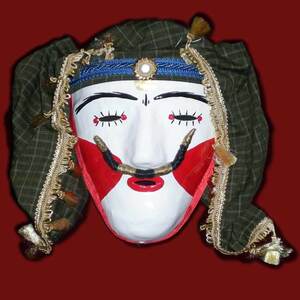 Genitsaros/Boula decorative mask life size Photo 4