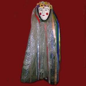 Bride’s headband mask 