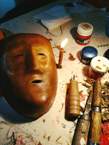 Genitsaros/Boula decorative mask life size Photo 6