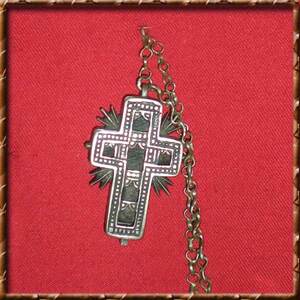 Cross Silver pierced