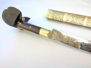 Yataghan carved Inserts Steel (72cm yatagan) Photo 5