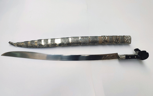 Yataghan carved Inserts Steel (72cm yatagan) Photo 7