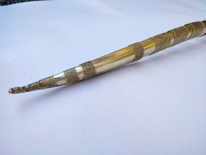 Yataghan carved Inserts Steel (72cm yatagan) Photo 11