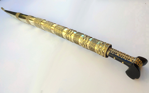 Yataghan carved Inserts Steel (72cm yatagan) Photo 3