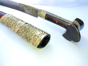 Yataghan carved Inserts (72cm yatagan) Photo 5