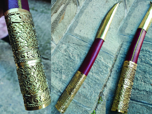 Yataghan carved Inserts (72cm yatagan) Photo 3