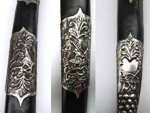 Yataghan Carved with leather (72cm yatagan) Photo 3