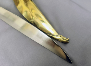 Yataghan Brass mild steel (72cm yatagan) Photo 7