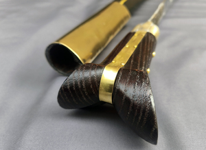 Yataghan Brass mild steel (72cm yatagan) Photo 5