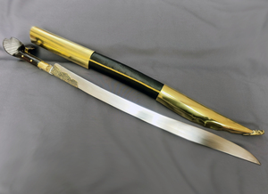 Yataghan Brass mild steel (72cm yatagan) Photo 4