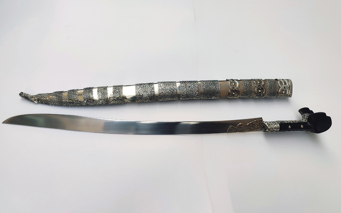 Yataghan carved Inserts Steel (72cm yatagan) Photo 7