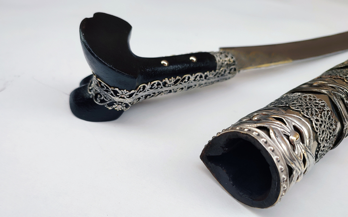 Yataghan carved Inserts Steel (72cm yatagan) Photo 6