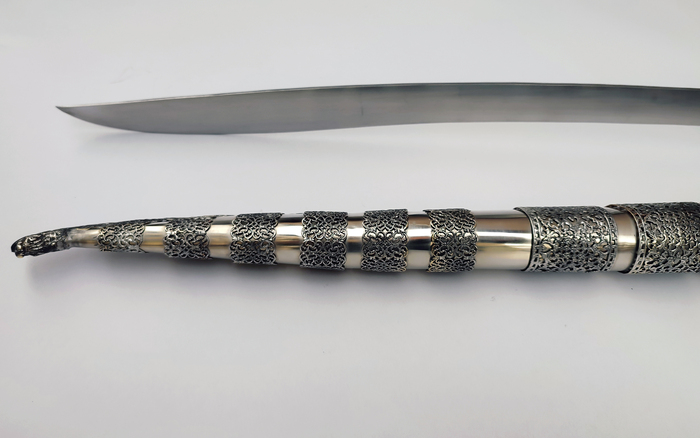 Yataghan carved Inserts Steel (72cm yatagan) Photo 5