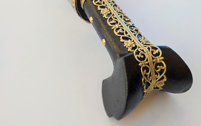 Yataghan carved Inserts Steel (72cm yatagan) Photo 6