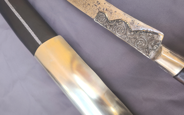 Yataghan Silver mild steel (72cm yatagan) Photo 8