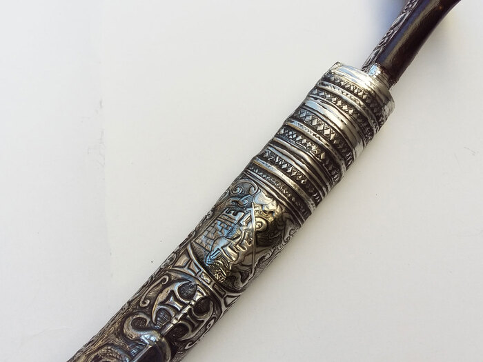 Yataghan carved mild steel (72cm yatagan) Photo 5