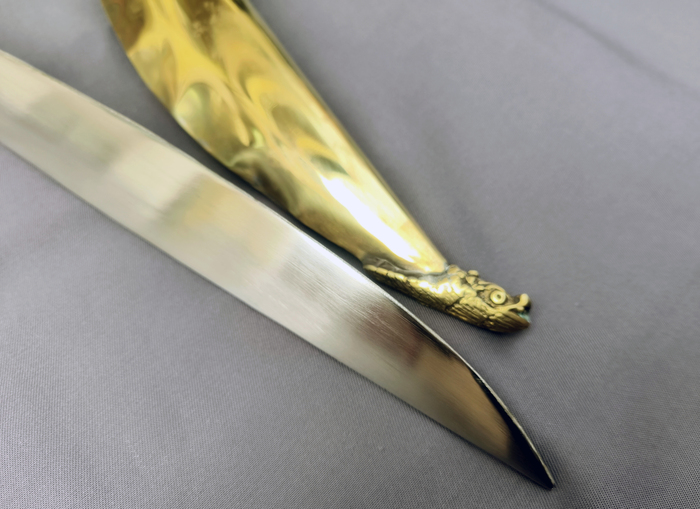 Yataghan Brass mild steel (72cm yatagan) Photo 7