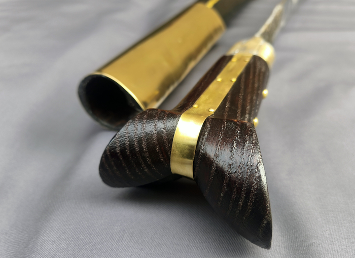 Yataghan Brass mild steel (72cm yatagan) Photo 5